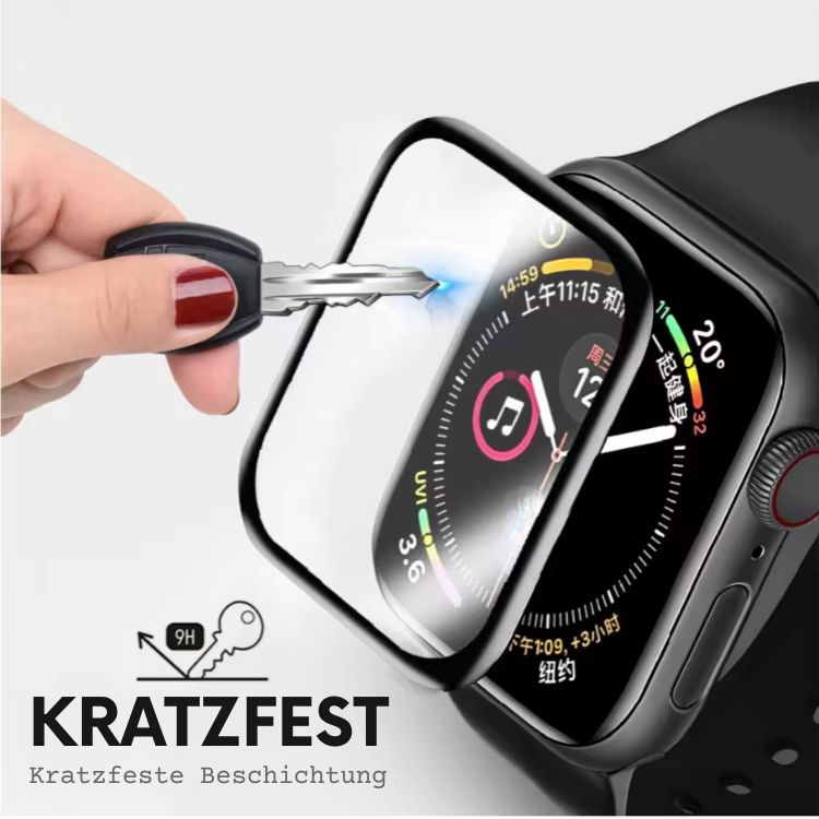 2x Premium Displayschutz | Apple Watch Series 11 / 10 / 9 / 8 / 7 / 6 Ultra – Kratzfest, HD-Klar & Full Curved